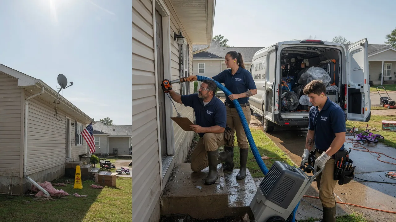 Ceiling Water Damage Restoration in Ogden, IA near me